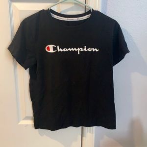Champion Women’s Classic Tee, Black, Size Adult Small
